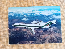 CARTOLINA AEREO ALITALIA BOING 727- 200 - 1946-....: Era Moderna