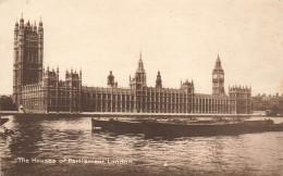 CPA The Houses Of Parliament-London       L2743 - Houses Of Parliament