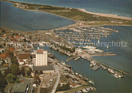 72251116 Heiligenhafen Ostseebad Hafen Das Bad An Der Vogelfluglinie Fliegeraufn - Heiligenhafen