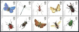 Gran Bretagna 2008 Animali In Pericolo - Insetti / Großbritannien 2008 Gefährdete Tiere - Insekten - Unused Stamps