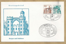 DE.- ERSTTAGSBRIEF. ROLLENMARKEN. BURGEN UND SCHLOSSER. DAUERSERIE. ERSTAUSGABE 16.02.1977. BERLIN 12. FDC. - 1971-1980