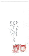 Brief Verstuurd Naar Gent( Dikke Rode Inkt)   Kaart B 291 - Cartas & Documentos