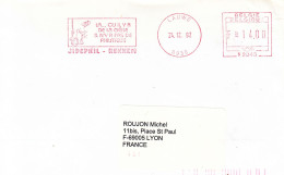Belgique-Lauwe-24/12/1992-JIDEPHIL-REKKEM- Là Où Il Y A De La Gêne Il N'y A Pas De Philatélie - 1980-1999