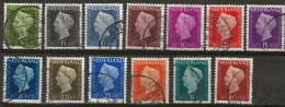 PAYS-BAS: Obl., N° YT 466 à 477, Série, TB - Used Stamps