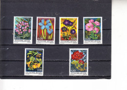 JUGOSLAVIA  1975 - Unificato  1488/93** -  Flora - Neufs