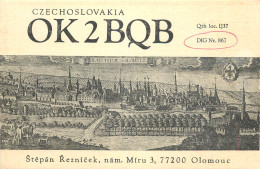 QSL Card Czechoslovakia Radio Amateur Station OK2BQB Y03CD Stephan - Radio Amatoriale