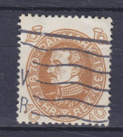 Denmark 1930 Mi. 188, 15 Øre König Christian X. ERROR Variety 'Very Low Centered' !! - Variétés Et Curiosités