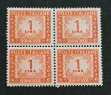 ITALIA 1947 - N° Catalogo Unificato 97 Quartina Nuova** - Strafport