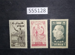 555128; Syria; 1956; Evacuation, 10th Anniversary; GB 683 - 685; MNH** - Syrien