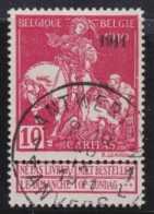 Belgie  .   OBP    .    99    .     O       .   Gestempeld     .   /   .   Oblitéré - 1910-1911 Caritas