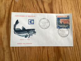 Enveloppe 1er Jour Arphila 1975 Saint-pierre Et Miquelon - Usados