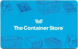 The Container Store,  U.S.A., Carte Cadeau Pour Collection, Sans Valeur # Containerstore-7 - Cadeaubonnen En Spaarkaarten