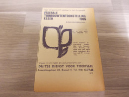 Reclame Advertentie Uit Oud Tijdschrift 1964 - Bundesgartenschau 1965 In Essen - Pubblicitari