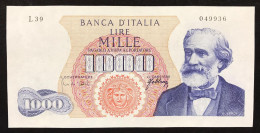 1000 LIRE Italia Verdi I° Tipo 20 05 1966 Bb/spl Pressato  LOTTO 432 - 1000 Lire