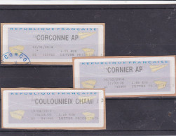 LOT 3 ATM CORCONNE  CORNIER  COULOUNIEIX CHAMI - 2000 « Avions En Papier »