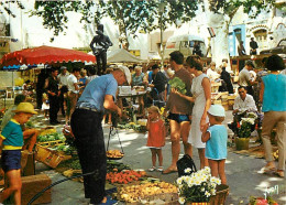 Marchés - Vallauris - Place Du Marché Et L'Homme Au Mouton De Picasso - Fruits Et Légumes - CPM - Carte Neuve - Voir Sca - Mercati