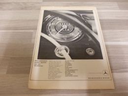 Reclame Advertentie Uit Oud Tijdschrift 1964 - Mercedes-Benz - Pubblicitari