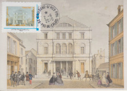 Carte  Maximum    FRANCE    150éme   Anniversaire   Théâtre   MONSIGNY      BOULOGNE  SUR  MER    2010 - Altri & Non Classificati