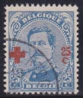 Belgie  .   OBP    .    156  .     O       .   Gestempeld     .   /   .   Oblitéré - 1918 Croix-Rouge