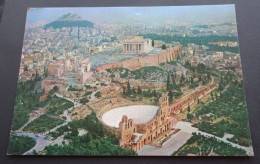 Athens - The Acropolis As Seen By Air - # 394 - Griechenland