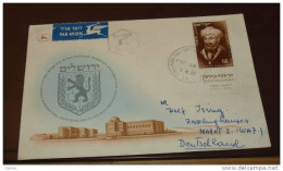 Israel  FDC   COVER Luftpost  1953   #cover 549 - FDC