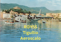 Liguria Genova Golfo Tigullio Aeroscalo A S.margherita Ligure Veduta Idrovolante (v.retro) - Otros & Sin Clasificación