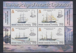 British Antarctic Territory (BAT) 2008 The Heroic Age Of Antarctic Exploration M/s ** Mnh (ZO204) - Unused Stamps