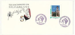 FRANCE - Carton Illustré Affr Lettre Verte "Les Escapades De Signargues" Obl Temp. - 19/07/2013 - 30 DOMAZAN - Cartas & Documentos