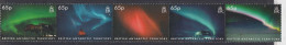 British Antarctic Territory (BAT) 2008 Aurora Australis Strip Of 5v ** Mnh (ZO205) - Ungebraucht