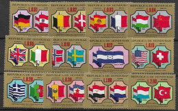 Honduras Flags Set 1975 10 Euros Mnh ** - Honduras