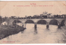 SAINT SULPIC La POINTE - Le Pont De Chemin De Fer Et La Ville    Edition Labouches Frères - Saint Sulpice