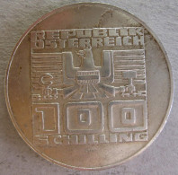 Autriche. 100 Schilling 1976. 1000ème Anniversaire De Carinthia. En Argent . KM# 2931 - Autriche