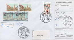 Croatia, Basketball, Tennis, 2nd World Military Games, Stamp Exhibition, Registered With Receipt - Basketball