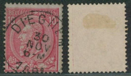 émission 1884 - N°46 Obl Simple Cercle "Dieghem" - 1884-1891 Leopold II