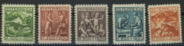 Österreich 1924 Michel Nummer 442-446 Postfrisch - Ungebraucht