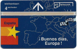 Netherlands - KPN - L&G - R040-08 - Espana, Buenos Dias Europa! - 303L - 03.1993, 4Units, 5.000ex, Mint - Privat