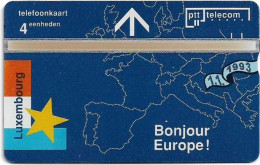 Netherlands - KPN - L&G - R040-12 - Luxembourg, Bonjour Europe! - 303L - 03.1993, 4Units, 5.000ex, Mint - Privadas