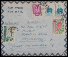 Iran 1956: Brief  | Einschreiben, Asien, Iran | Teheran, Engelberg - Iran