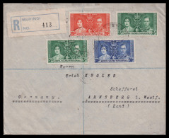Grossbritannien Gebiete 1937: Luftpostbrief  | Afrika | Mufindi, Daressalaam, Arnsberg - Tanganyika (...-1932)
