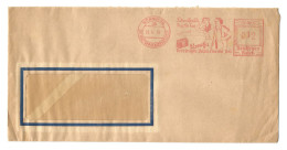 Brief 1937 Nurnberg Freistempel Camelia +  Deutsches Reich 12 Pfennig Papierwerke AFS Sonderstempel EMA - Frankeermachines (EMA)