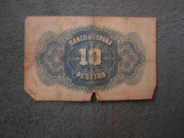 Ancien Billet De Banque Espagne 10 Pesetas 1934 - 10 Pesetas