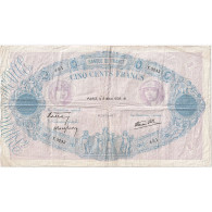 France, 500 Francs, Bleu Et Rose, 1939, Y.3243, TTB, Fayette:31.26, KM:88c - 500 F 1888-1940 ''Bleu Et Rose''