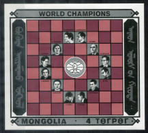 MONGOLEI Block 113, Bl.113 Mnh - Schach-WM, Chess, Echecs - MONGOLIA / MONGOLIE - Mongolei