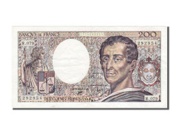 Billet, France, 200 Francs, 200 F 1981-1994 ''Montesquieu'', 1990, SUP+ - 200 F 1981-1994 ''Montesquieu''