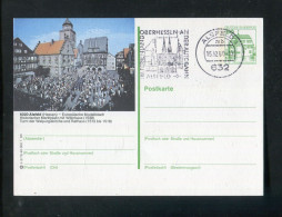 "BUNDESREPUBLIK DEUTSCHLAND" 1980, Bildpostkarte Mit Bildgleichem Stempel Ex "ALSFELD" (B0063) - Geïllustreerde Postkaarten - Gebruikt