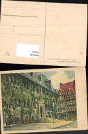 710023 Künstler AK M. Schewe Quedlinburg Rathaus  - Quedlinburg