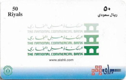 Saudi Arabia - STC (Chip - Boraq - The National Commercial Bank, Gem5 Red, 2001, 50SR, Used - Arabie Saoudite