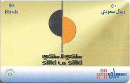 Saudi Arabia - STC (Chip - Boraq - Silki La Silki, Gem5 Red, 2001, 50SR, Used - Arabie Saoudite