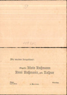 713661 Einladung Hochzeit Vermählung Sierning Steyr Alois Rußmann Anni Kaspar 1942 - Boda