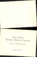 713660 Einladung Hochzeit Vermählung Steyr 1941 Buchberger Münzer  - Boda